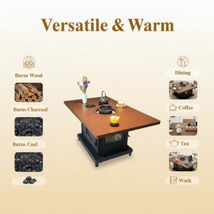 Meilleur prix, vente flash : Cheminée d'intérieur moderne autoportante <span class=keywords><strong>en</strong></span> <span class=keywords><strong>fonte</strong></span> avec verre, <span class=keywords><strong>petit</strong></span> poêle à <span class=keywords><strong>bois</strong></span> avec dispositif de sécurité flamme - Product Image 3