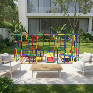 Aire <span class=keywords><strong>de</strong></span> jeux moderne pour tout-petits avec toboggan, canapé, <span class=keywords><strong>table</strong></span> et aire <span class=keywords><strong>de</strong></span> sport intérieure, capacité inférieure à 100 kg - Product Image 2
