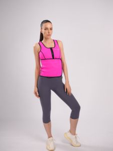 <span class=keywords><strong>Gilet</strong></span> de sauna en néoprène avec ceinture amincissante amovible et fermeture éclair pour l'entraînement, l'amélioration de la sudation et le contrôle du ventre pour femmes - Product Image 4