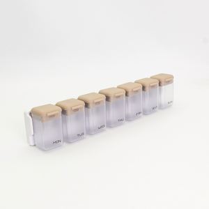 Nouvel Organisateur Hebdomadaire de Pilules en ABS, Boîte de Rangement Magnétique pour 1 Prise par Jour avec Logo Personnalisé - Product Image 4