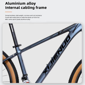 Llantas de bicicleta de montaña de 27 velocidades de 27,5 pulgadas al por mayor con horquilla de MTB híbrida con freno de disco para adultos - Product Image 3