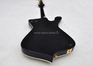 Flyoung 高品质左撇子电吉他 金镜面贴木板电吉他 工厂OEM吉他 - Product Image 6