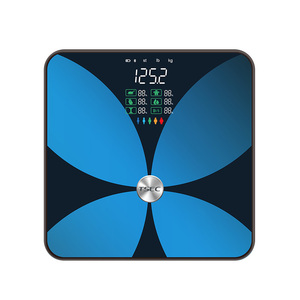 Báscula Digital de gran pantalla con bluetooth ITO, control del ritmo cardíaco, carga por USB, APP - Product Image 6