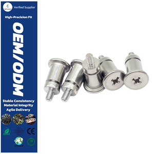 Stainless Steel Phillips Shoulder <b>Screw</b> Precision Machined Step Bolt For Industrial Machinery Heavy Duty Fasteners - Product Image 1