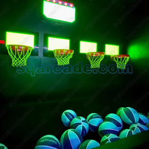 Jeu de basket-ball intérieur interactif pour les enfants et les adultes Divertissement de lumière LED au centre d'attractions du centre commercial - Product Image 6