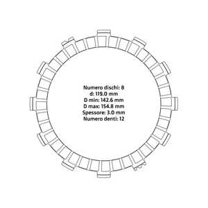 NRTeam Yamaha WRF 450 05-15 Discos de Embrague - Product Image 1