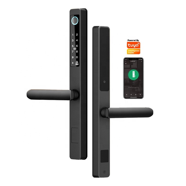 Waterproof Outdoor Digital Biometric Smart Fingerprint Door Lock for Hotel Apartment Home Ultra Slim Smart Lock