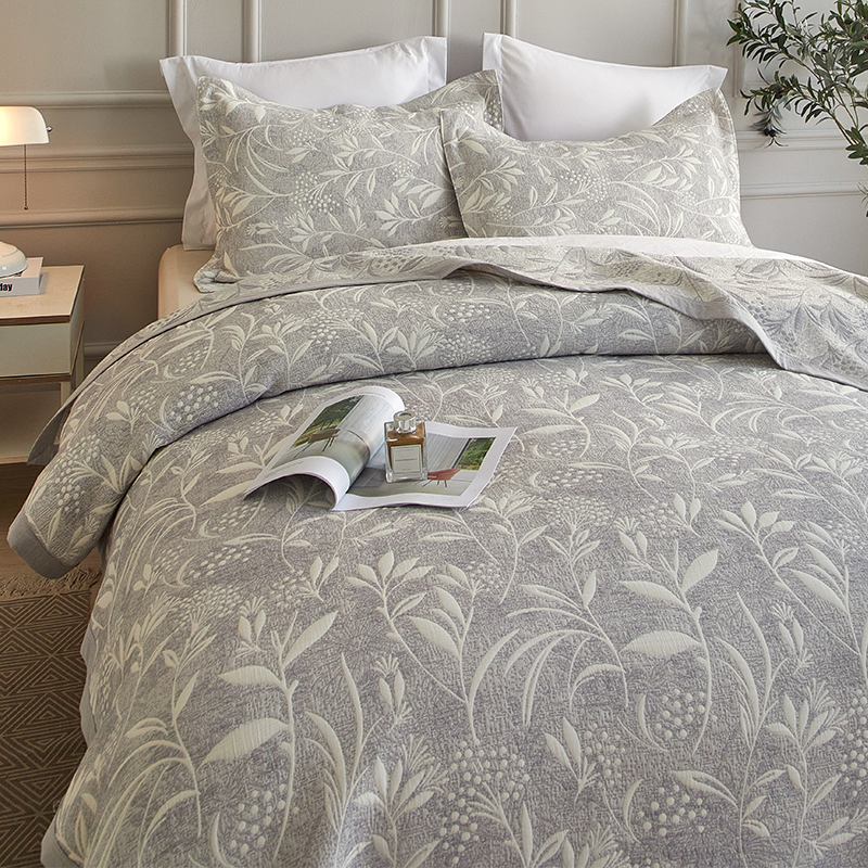 custom jacquard bedspread