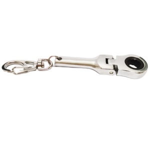 <b>Custom</b> 10mm Ratcheting Wrench Keychain Portable 10mm Adjustable Ratchet Wrench Tool <b>Key</b> <b>Ring</b> - Product Image 3