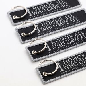 Custom Embroidered Fabric Keychain for Veteran <b>Memorial</b> Community Events <b>Gifts</b> - Product Image 2