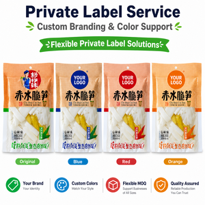 Würzige eingelegte Bambussprossen-Scheiben, wilde Paprika, knusprige geschredderte Bambussprossen für Südostasien, Japan, Korea, Snack - Product Image 4