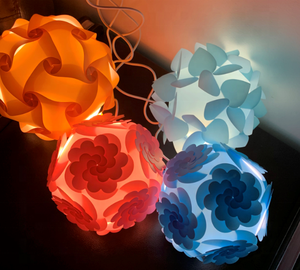 Aijh Wedding Party Trang Trí LED Ánh Sáng Bóng Với Nhiều Màu Sắc Câu Đố Ánh Sáng Sphere Trang Trí <span class=keywords><strong>DIY</strong></span> 3D Bóng Đồ Chơi - Product Image 6