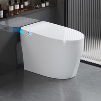 Vente flash : toilettes intelligentes à poser au sol, sièges de toilettes automatiques avec bidet et télécommande