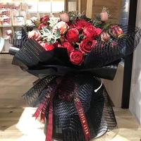 Papier d'emballage floral, papier à messages d'amour, vente en gros par boîte, matériaux floraux imperméables, papier d'emballage pour bouquets DIY