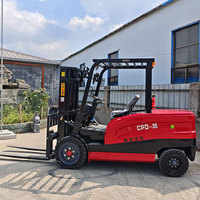 Chariot élévateur électrique 3 tonnes 3,5 tonnes, alimenté par batterie 60V, levée 5m, fabricant professionnel pour centres de distribution, déplacement latéral