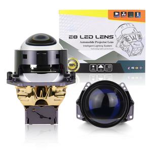 Projecteurs LED Bi-LED Auto 3 pouces 70W 7000LM 12V H4 E8 en aluminium, feux de croisement/route universels 6000K pour voiture - Product Image 2