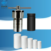 Autoclave de synthèse hydrothermique en acier inoxydable pour laboratoire, avec chambre en PTFE