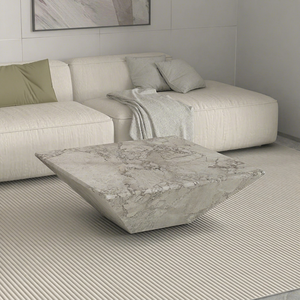 Mesa de Centro Convertible de Estilo Nórdico con Tapa de Vidrio, Diseño Rústico para el Hogar, Oficina o Sala de Estar - Product Image 6