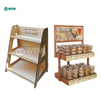 Support d'affichage de produits en bois sur mesure pour magasin, présentoir de produits personnalisé, unité d'affichage de marque sur pied pour la vente au détail