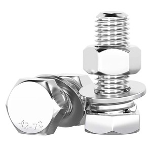 Juego de Tornillos y Tuercas de Acero Inoxidable 304 al por Mayor, <span class=keywords><strong>Perno</strong></span> Hexagonal Externo, Boulons M3-M20, para Equipos Mecánicos - Product Image 3