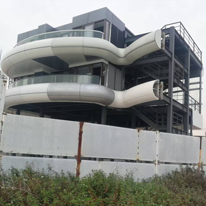 Panneau décoratif extérieur pour bâtiment en aluminium, robuste et durable, résistant au feu et imperméable - Product Image 1