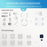 Báscula Digital Inteligente con Bluetooth para Baño, con Pantalla LED Personalizada, para Medir Peso Corporal, IMC y Grasa Corporal