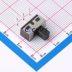 HX SS12D10G6-WJ Slide Switch Through hole-3P,6.7x12.7mm Switch Single Pole Double Throw Rectangle Pin Header PC Pin 12.7mm - Product Image 1