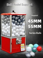 Capsule de jeu en métal de 2 pouces à monnayeur, design original, pour machine de divertissement, jouet pour enfants de 5 à 7 ans