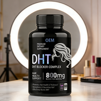Capsules de vitamines pour la croissance des cheveux à la biotine et au palmier nain, bloqueur de DHT pour adultes