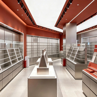 Vitrines de présentation de cosmétiques sur mesure, armoires à parfums modernes, vitrines de rangement et de présentation pour la vente au détail