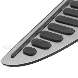 Repose-pieds antidérapant sans perçage pour voiture, coussinet en aluminium, couvre-pédale adhésif pour Ford Series /Focus /Fiesta Mondeo S -Max - Product Image 3