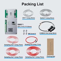 JKBMS JK-BD6A32S10P Smart BMS PCBA 8S-32S 100A Kontinu 0.6A Penyeimbang Aktif LiFePO4 untuk RS485 CANBUS Energi Surya