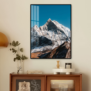 Peinture en porcelaine de paysage de montagne moderne à succès, décoration murale pour la maison, affiche à suspendre - Product Image 1