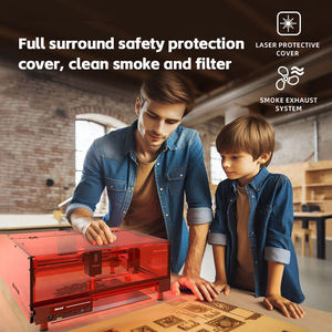 <span class=keywords><strong>Grabador</strong></span> Láser <span class=keywords><strong>DAJA</strong></span> A6 PRO para Madera, Metal, Acrílico, Vidrio, Papel, Bambú y Cuero, Portátil, Totalmente Cerrado, para Bricolaje - Product Image 5