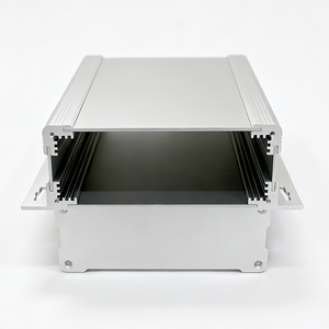 ตู้อุปกรณ์อะลูมิเนียมแบบอะโนไดซ์ กล่องหุ้มอุปกรณ์อิเล็กทรอนิกส์แบบ CNC สำหรับแผงวงจรพิมพ์ กล่องอิเล็กทรอนิกส์แบบติดผนังอะลูมิเนียม - Product Image 5