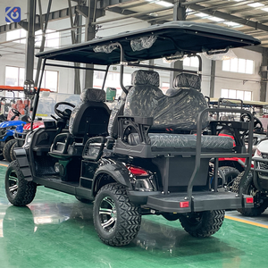 Voiturette de golf électrique au lithium 72V personnalisée, 6 <span class=keywords><strong>places</strong></span>, tout-terrain, rehaussée, homologuée pour la route, Club Car - Product Image 3