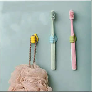 ที่เก็บสายเคเบิลพลาสติกแบบมีกาว ที่หนีบสาย USB รับน้ำหนักได้ดี ตะขอแขวนอเนกประสงค์สำหรับติดผนัง - Product Image 2