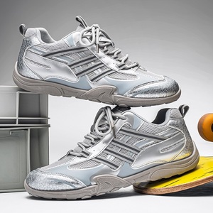 Zapatos de Verano 2026 para Mujer, Color Plateado, con Cordones, para Exteriores, con Suelas Ligeras, Suaves y Gruesas, para Uso Casual - Product Image 4