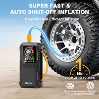 Compresseur à double cylindre 8000A 25mm, booster 12V intelligent, gonfleur de pneus 10000mAh, super pompe à air, batterie externe, démarreur de batterie de voiture