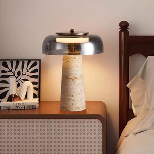 <span class=keywords><strong>Lampe</strong></span> <span class=keywords><strong>de</strong></span> chevet en <span class=keywords><strong>verre</strong></span> et pierre naturelle LED, <span class=keywords><strong>lampe</strong></span> <span class=keywords><strong>de</strong></span> <span class=keywords><strong>table</strong></span> Wabi Sabi, <span class=keywords><strong>lampe</strong></span> <span class=keywords><strong>de</strong></span> <span class=keywords><strong>table</strong></span> nordique moderne, <span class=keywords><strong>lampe</strong></span> <span class=keywords><strong>de</strong></span> <span class=keywords><strong>table</strong></span> en travertin jaune pour hôtel - Product Image 2