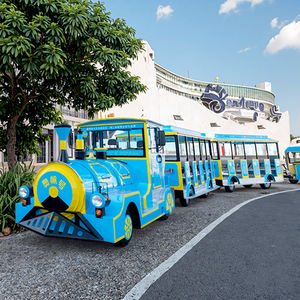 <span class=keywords><strong>Tren</strong></span> Turístico Eléctrico sin Rieles Odm <span class=keywords><strong>de</strong></span> 42 Asientos para Recorridos Urbanos y Turísticos al Aire Libre - Product Image 1