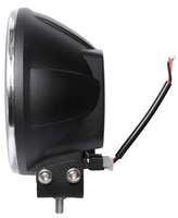 Phare de conduite LED rond de 7 pouces ECE R10 CE 40W 3200LM à faisceau spot, lumière de travail tout-terrain avec connecteur DT pour camions, SUV, 4x4, pick-up