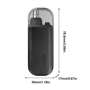 เครื่องตัดขนจมูกไฟฟ้าแบบชาร์จได้ สำหรับผู้ชายและผู้หญิง กันน้ำ ใช้ได้ทั้งในบ้านและในรถยนต์ - Product Image 6