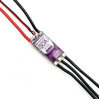 Flycolor Francy2 50A 3-6S LiPo BL32 Contrôleur de vitesse électronique sans balais (ESC) mini pour avions RC à voilure fixe et drones de course