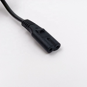 Cable de alimentación de 2 pines DE LA UE Enchufe europeo a IEC C7 Figura 8 Cable de alimentación para TV, <span class=keywords><strong>PS3</strong></span>, PS4, computadoras, impresoras - Product Image 3