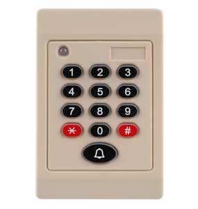 Lector de Tarjetas RFID Inalámbrico de Seguridad ABS <span class=keywords><strong>125kHz</strong></span> Wiegand para Control de Acceso, Teclado Impermeable, Transmisión de 100M, Compatible con Tarjetas de Proximidad - Product Image 2