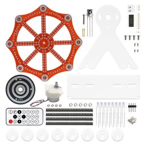Kit Electrónico de Bricolaje de Noria OKYN-G5226 con Luces LED Creativas para el Aprendizaje STEM - Product Image 2