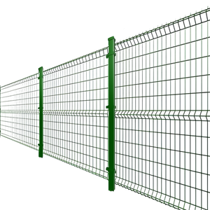 Clôture en grillage métallique <span class=keywords><strong>3D</strong></span> courbé recouvert de PVC / Panneaux de clôture en grillage soudé galvanisé pour clôture de jardin - Product Image 1