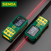 Nouveau télémètre laser multifonction portable, mesureur de distance laser, certifié CE RoHS, télémètre à lumière rouge en stock