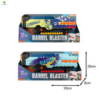 Mainan pistol Blaster busa peluru lembut Revolver Colt untuk pistol peluru plastik EVA untuk dewasa anak-anak permainan menembak luar ruangan mainan anak-anak
